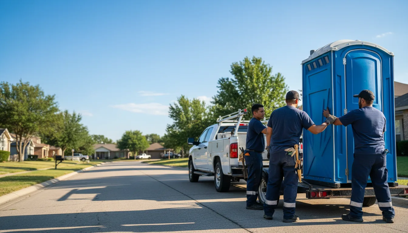 Portable Toilet Rental in Gunter, TX near me
